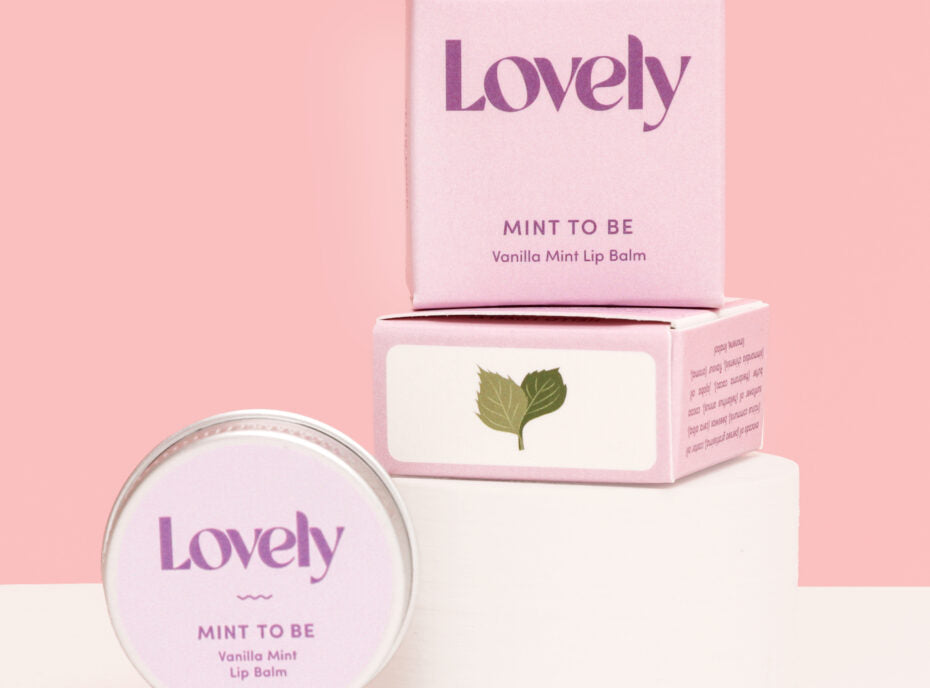 Lovely Skincare Mint Lip Balm