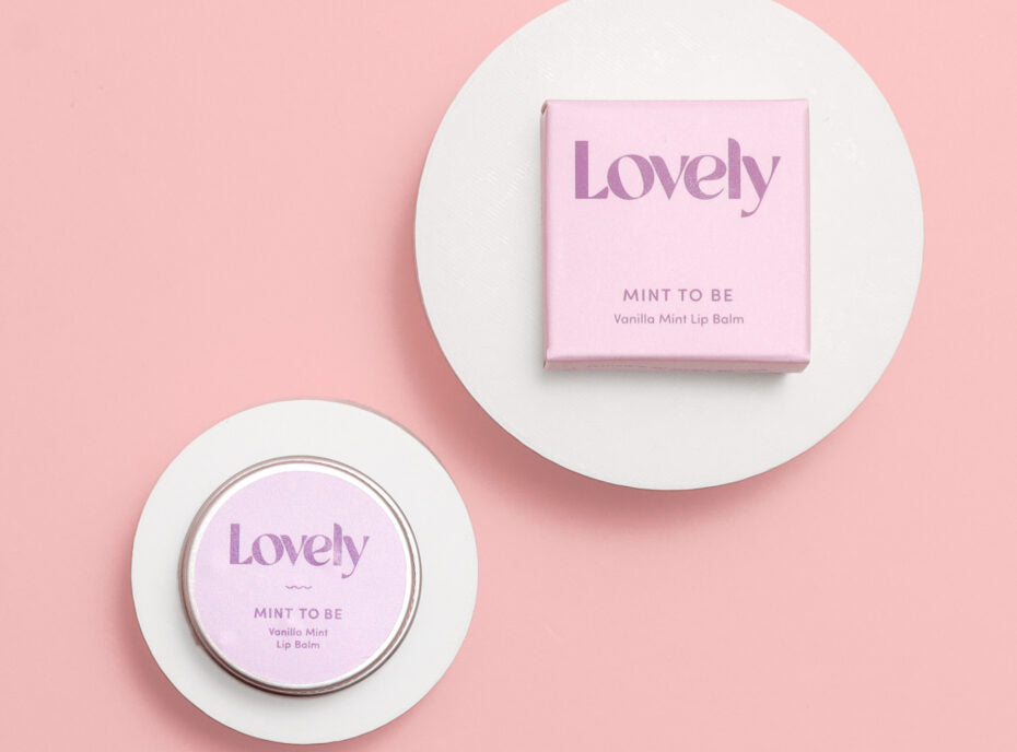 Lovely Skincare Mint Lip Balm