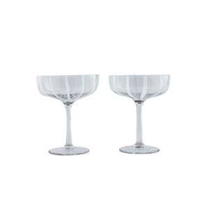 Oyoy Living Design Mizu Coupe Champagne Glasses (Set of 2)