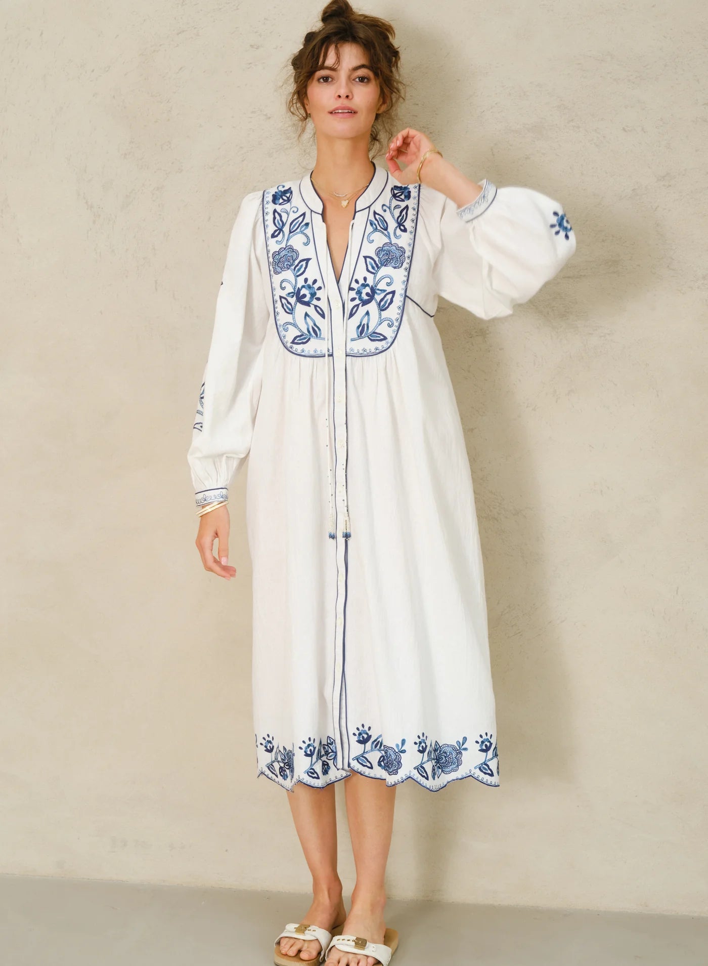 M.A.B.E Lucia Embellished Dress