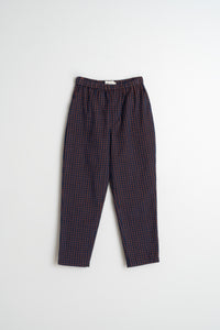 Indi & Cold Checked Navy Trousers