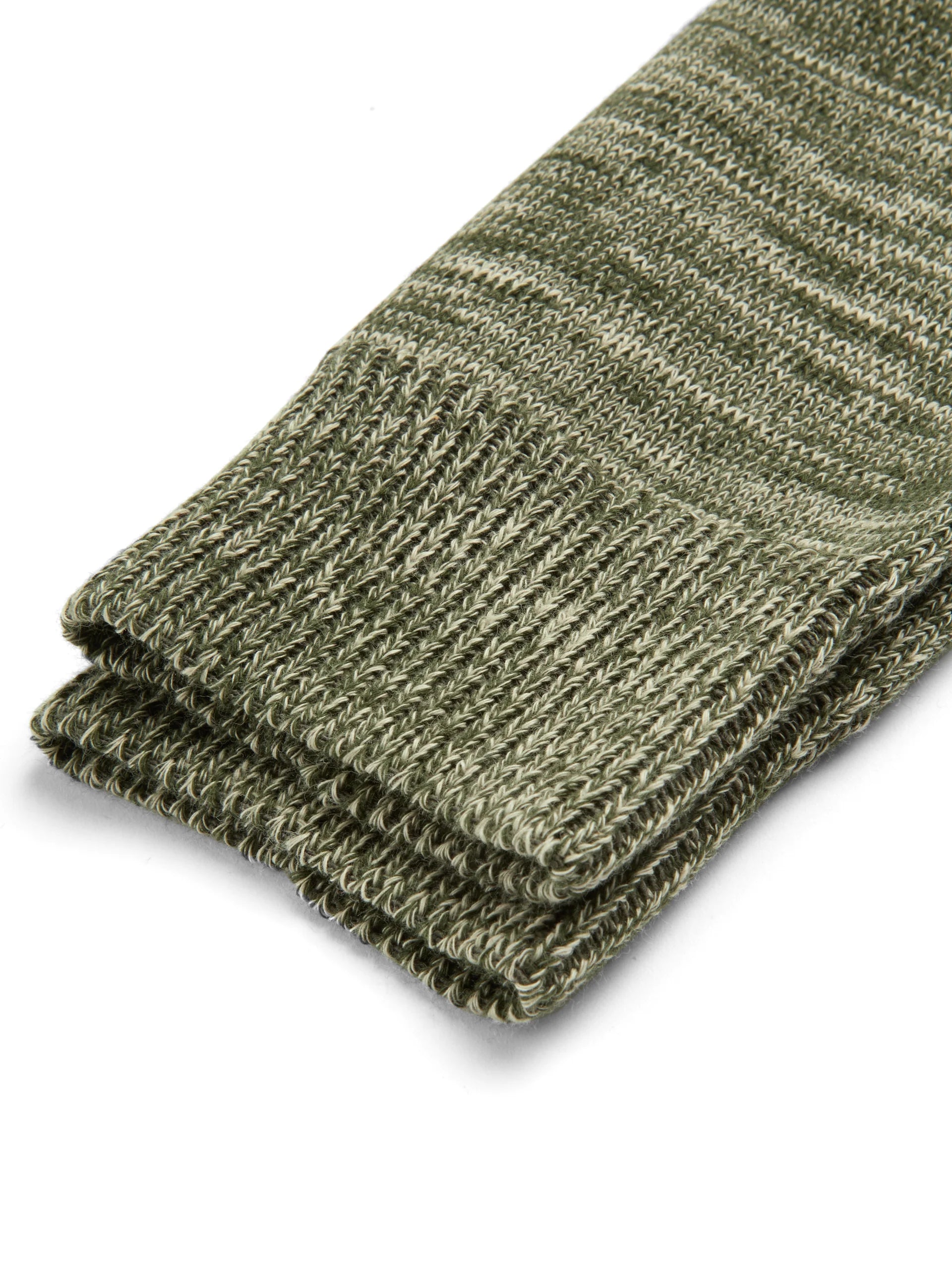 Oliver Spencer Miller Socks Dodd Green Cream