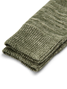 Oliver Spencer Miller Socks Dodd Green Cream