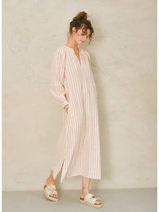 M.A.B.E Myra Stripe Kaftan