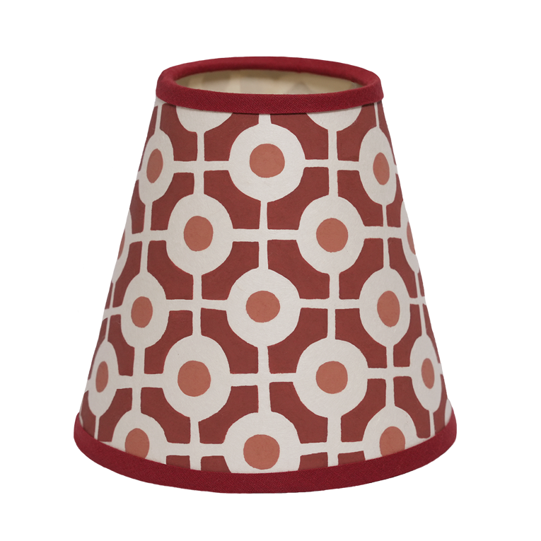 Anna Vojtisek Tall Coolie Milano Rust Lampshade