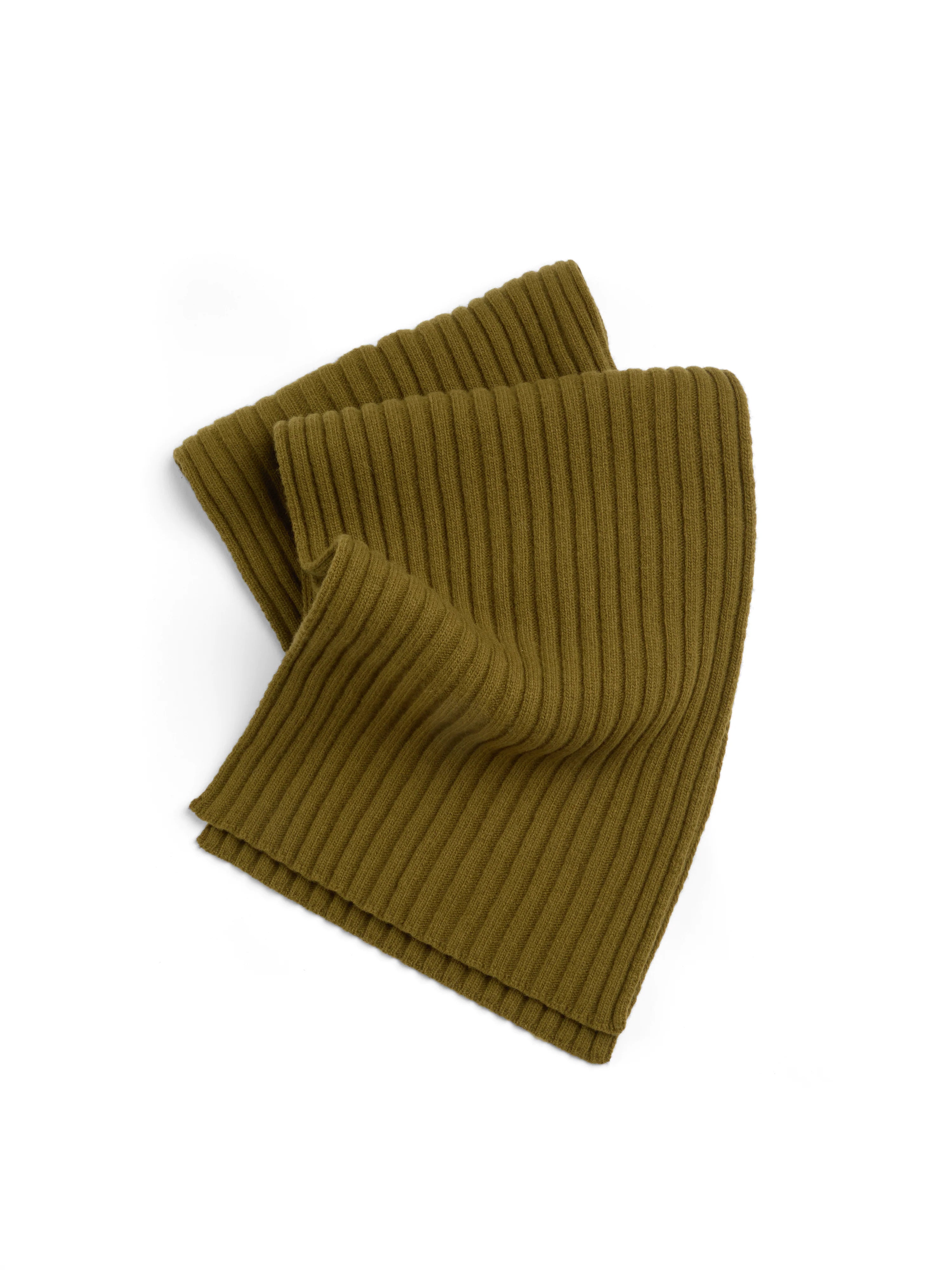 Oliver Spencer Soane Scarf Rib Olive Green