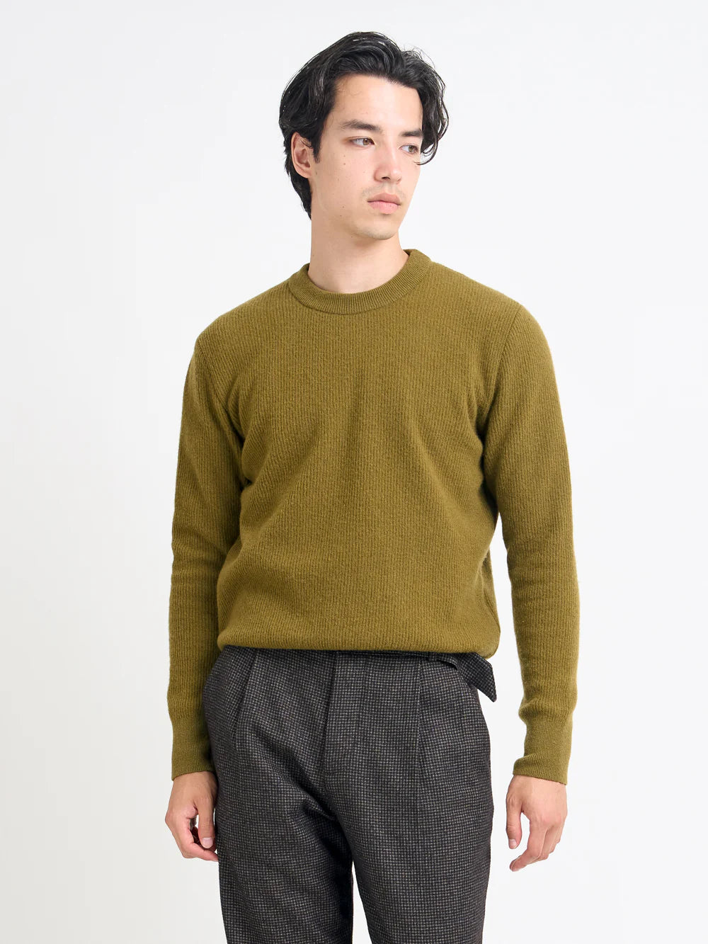 Oliver Spencer Blenheim Jumper Hartwell Olive Green