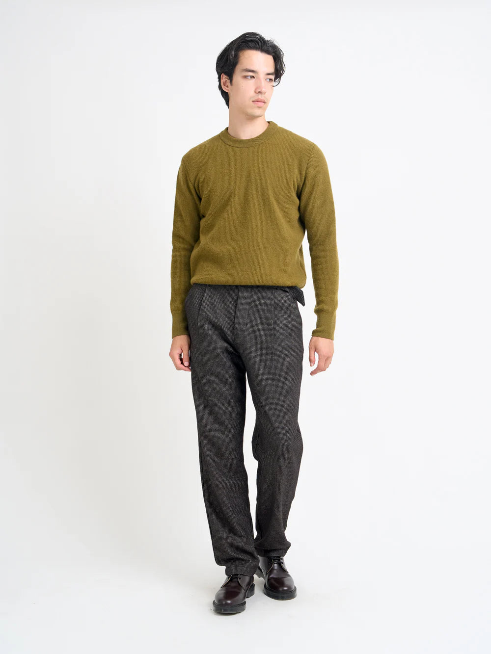 Oliver Spencer Blenheim Jumper Hartwell Olive Green