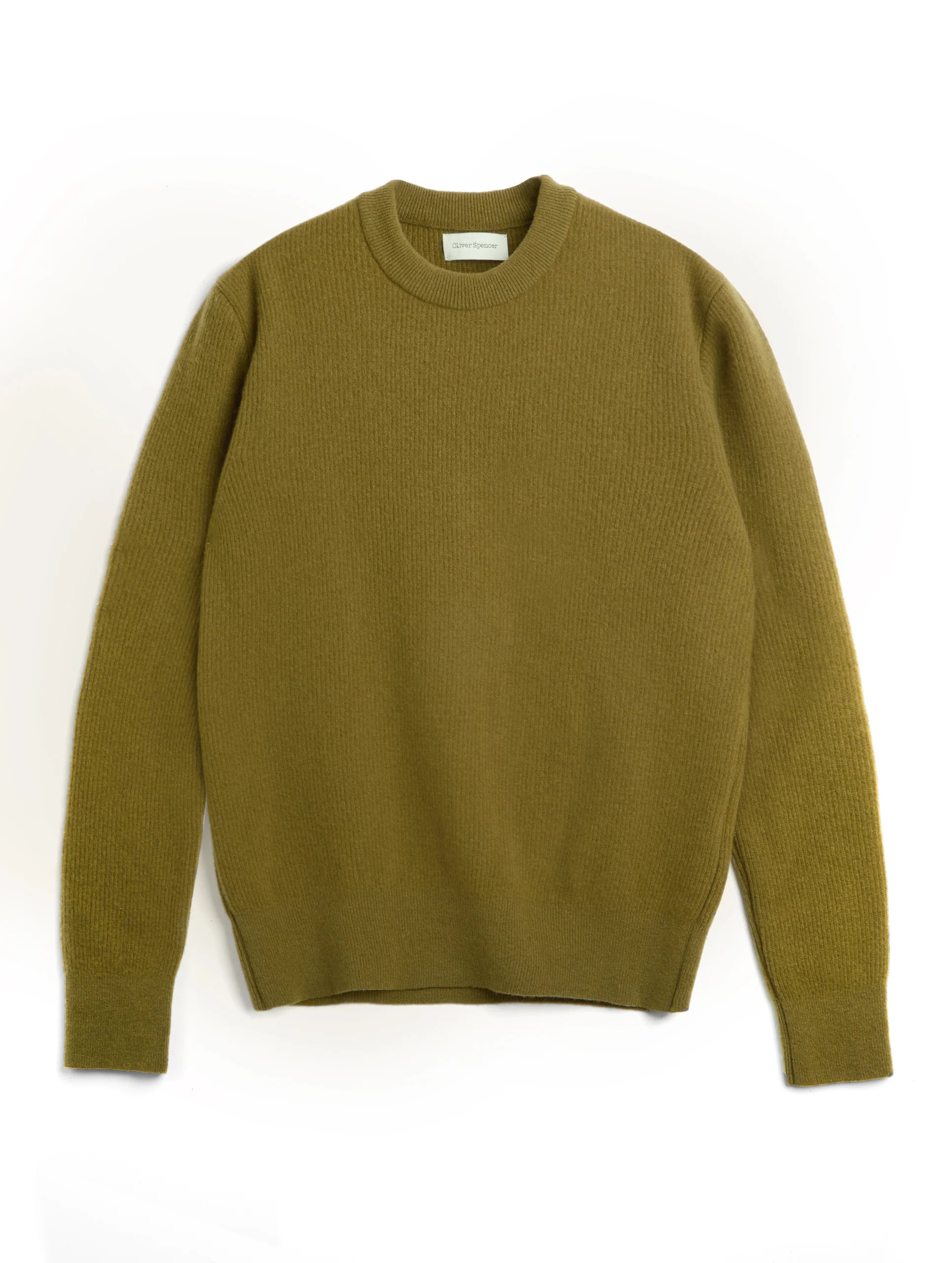 Oliver Spencer Blenheim Jumper Hartwell Olive Green