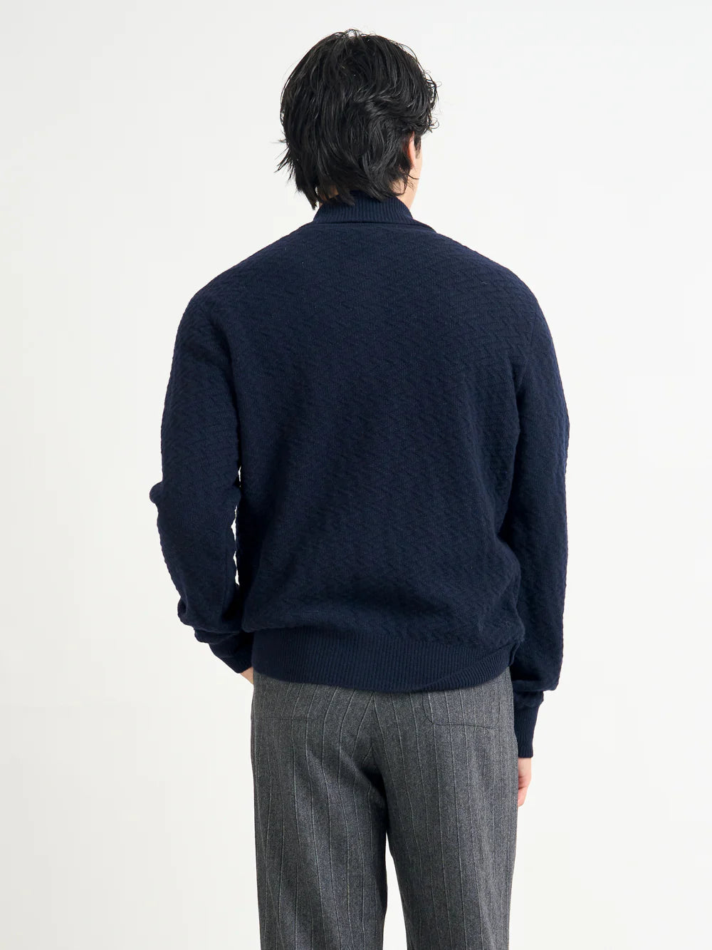Oliver Spencer Britten Knitted Cardigan Jarvis Navy