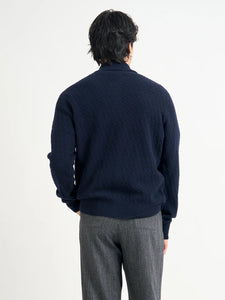 Oliver Spencer Britten Knitted Cardigan Jarvis Navy