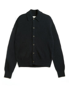 Oliver Spencer Britten Knitted Cardigan Jarvis Navy