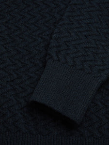 Oliver Spencer Britten Knitted Cardigan Jarvis Navy
