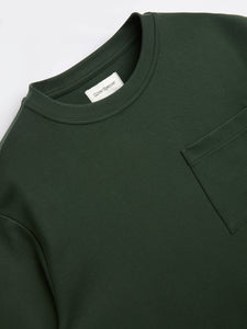 Oliver Spencer Heavy Long Sleeve T Shirt Tavistock Dark Green
