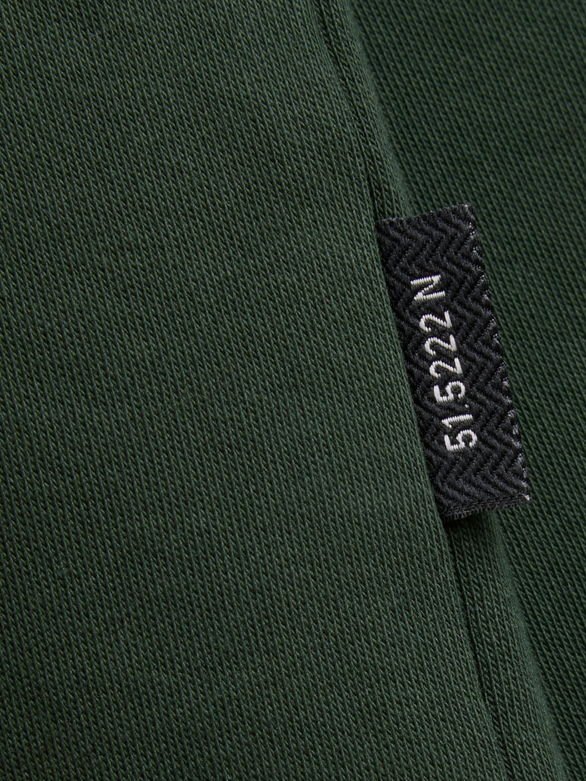 Oliver Spencer Heavy Long Sleeve T Shirt Tavistock Dark Green