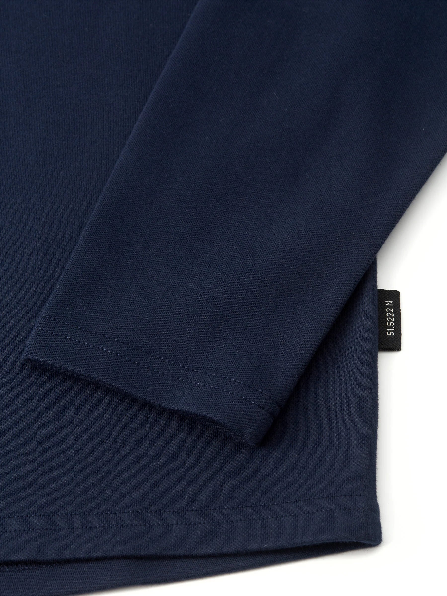 Oliver Spencer Heavy Long Sleeve T-Shirt Tavistock Navy
