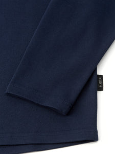 Oliver Spencer Heavy Long Sleeve T-Shirt Tavistock Navy