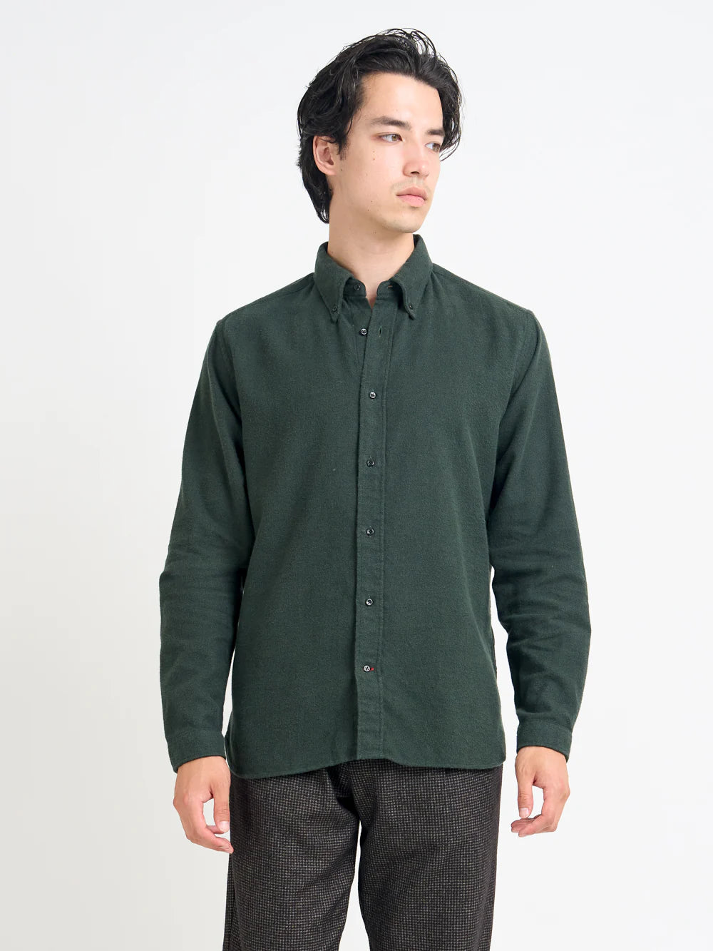 Oliver Spencer Brook Shirt Holloway Green