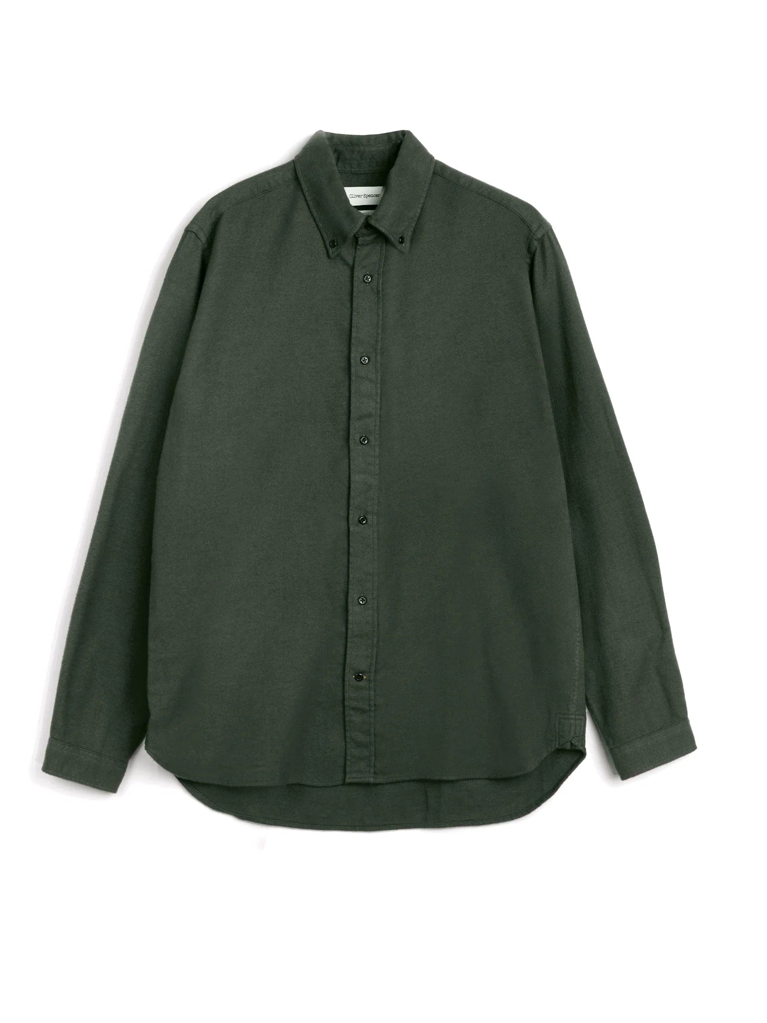 Oliver Spencer Brook Shirt Holloway Green