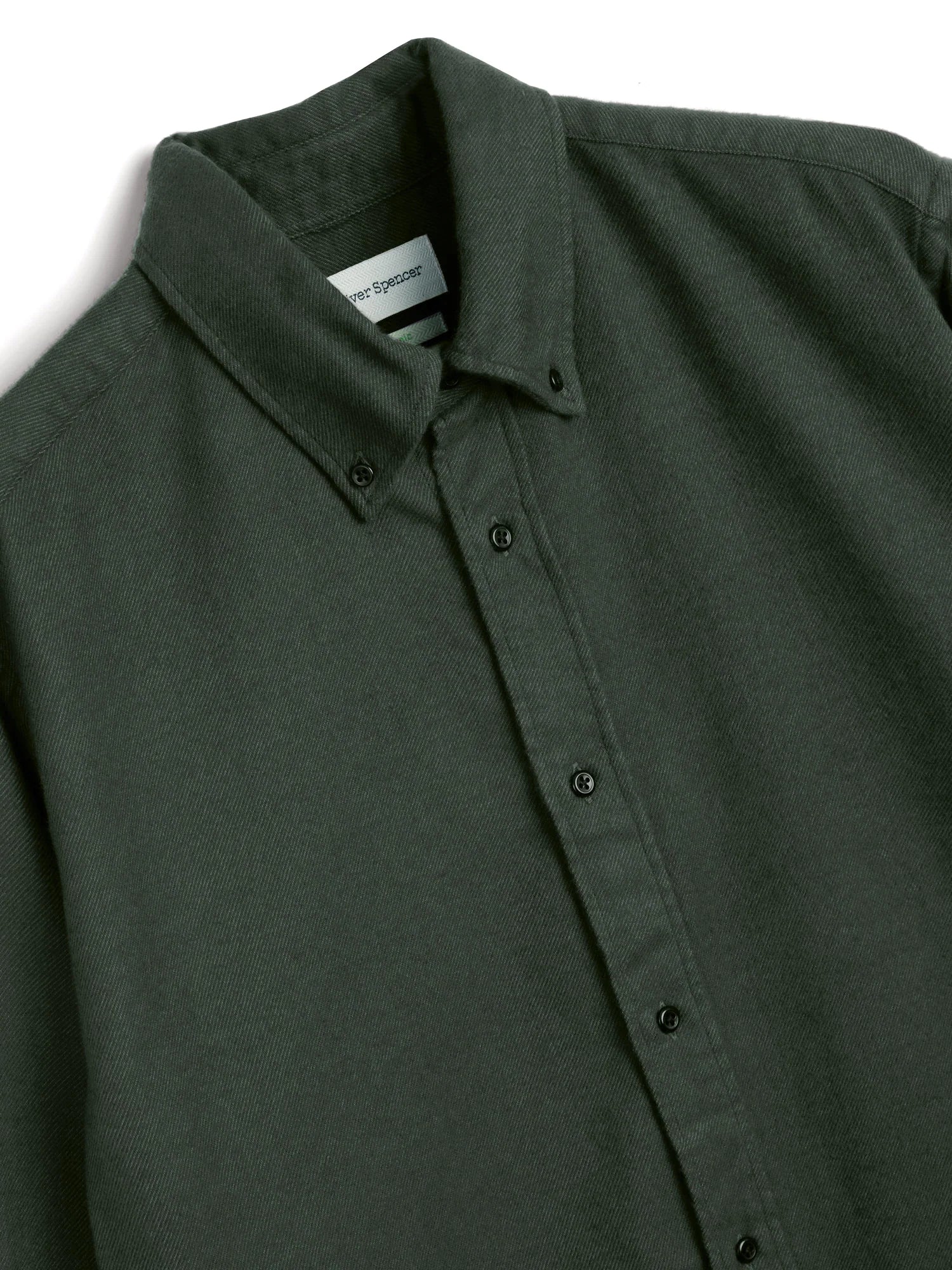 Oliver Spencer Brook Shirt Holloway Green