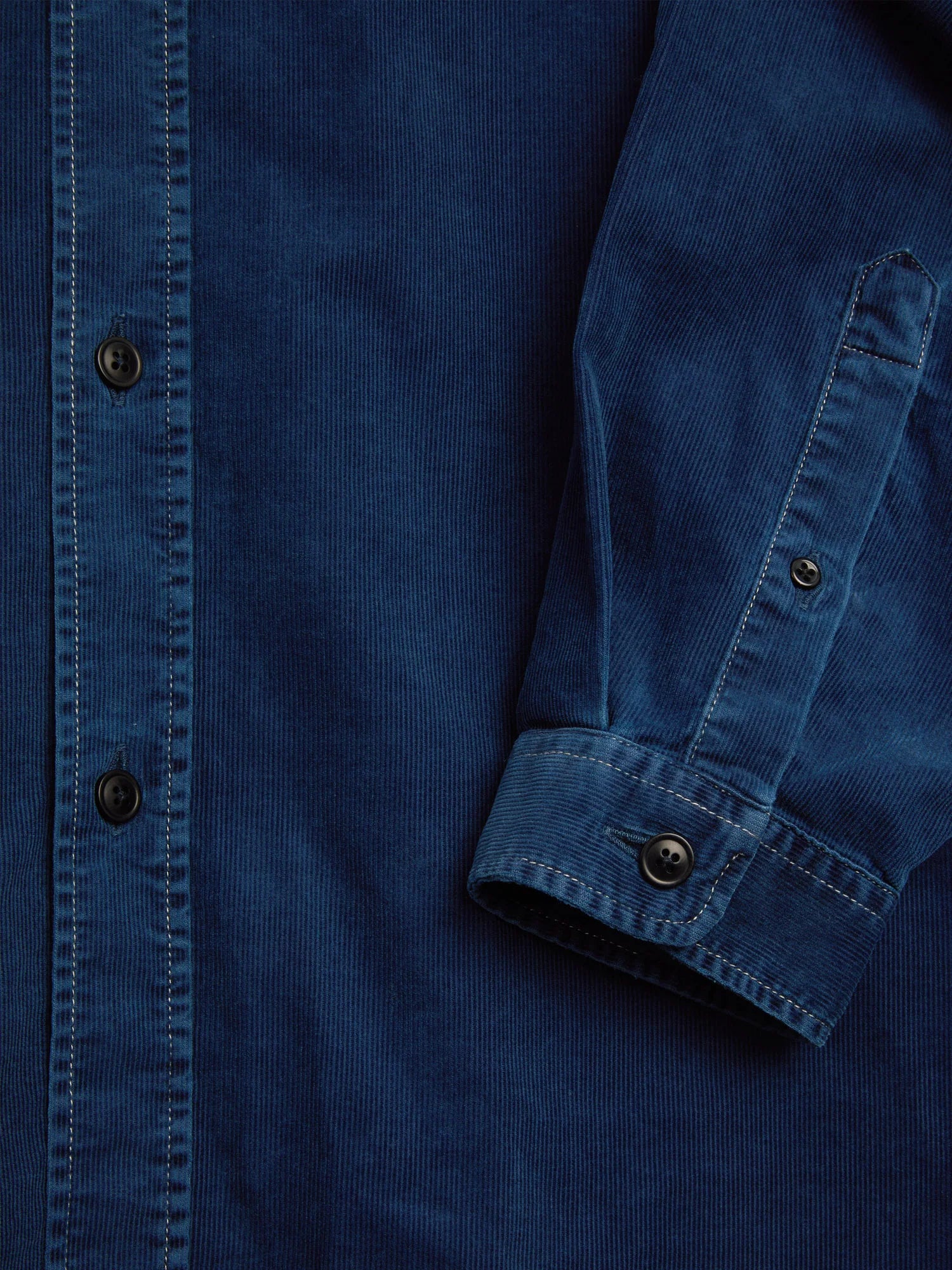Oliver Spencer Atlanta Long Sleeve Shirt Newson Cord Indigo