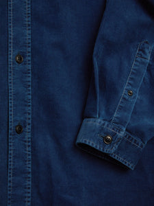 Oliver Spencer Atlanta Long Sleeve Shirt Newson Cord Indigo