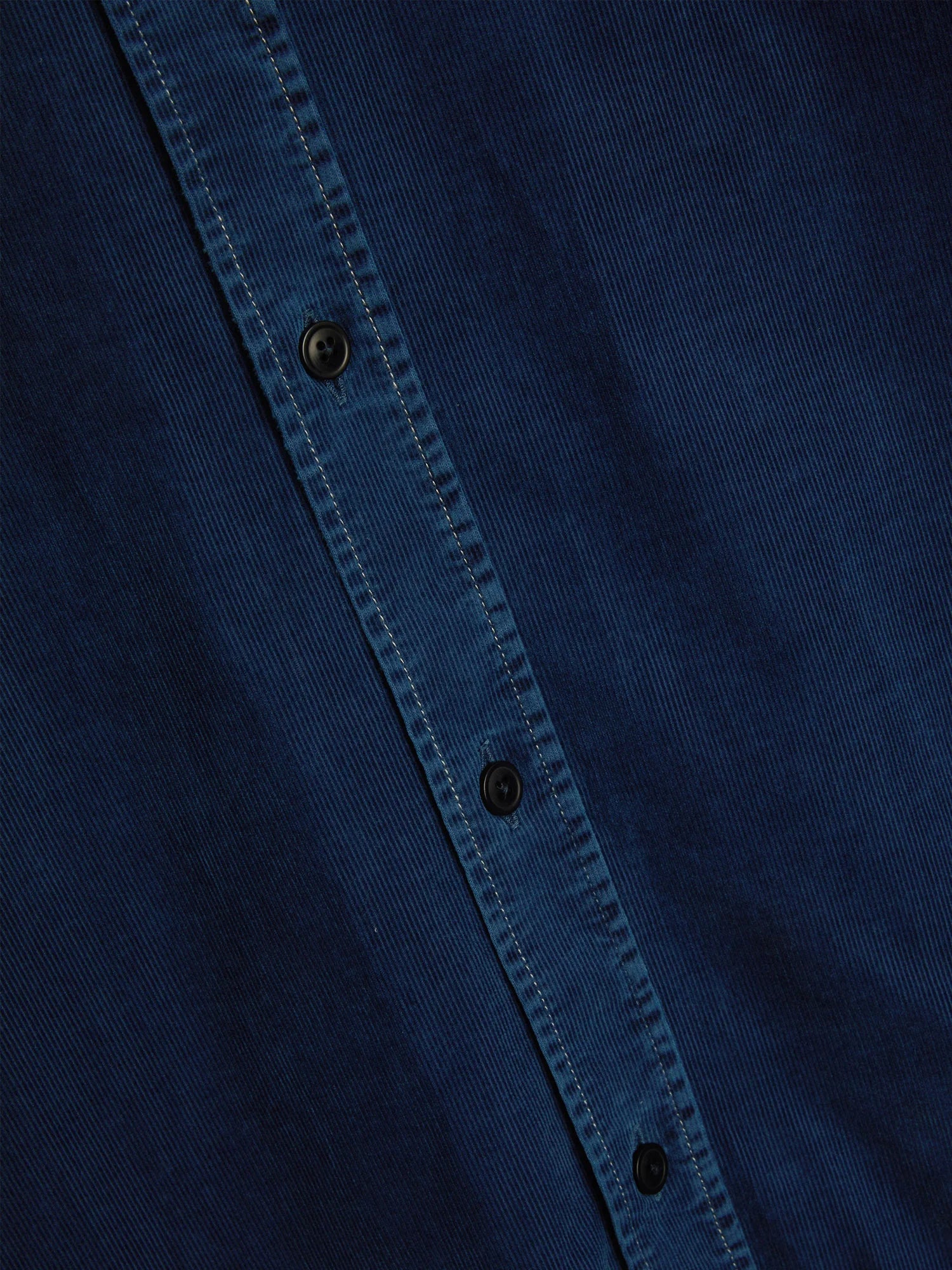 Oliver Spencer Atlanta Long Sleeve Shirt Newson Cord Indigo