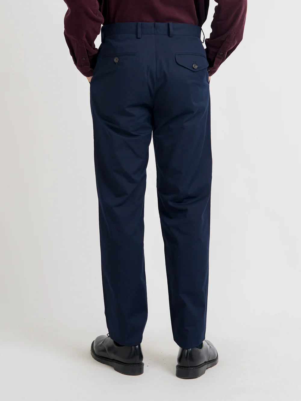 Oliver Spencer Fishtail Trousers Ashdown Navy