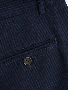 Oliver Spencer Pleated Shorts Bateman Indigo