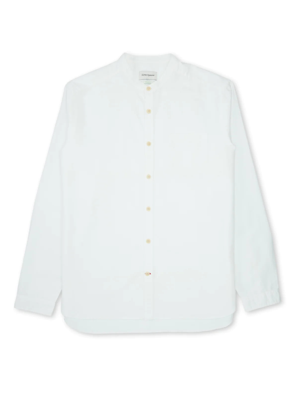 Oliver Spencer Grandad Shirt Brecon White