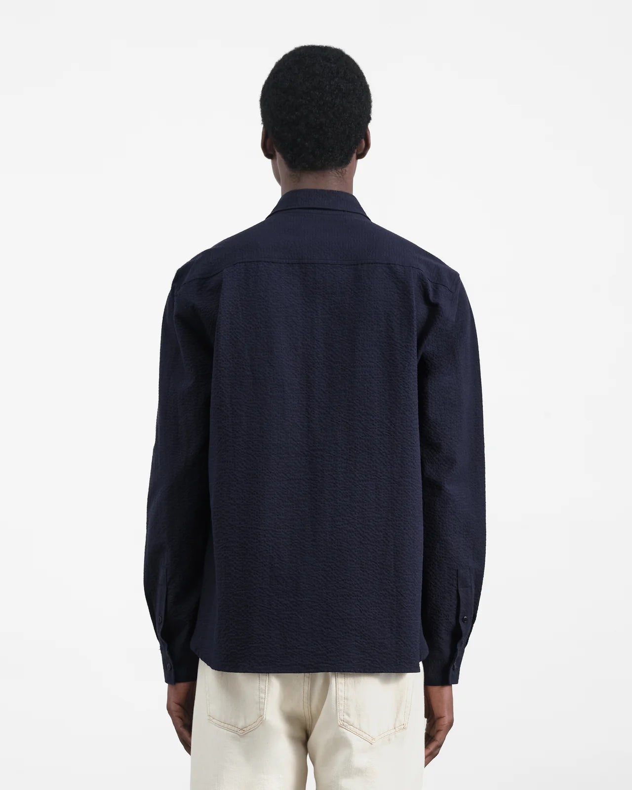 YMC Curtis Shirt - Navy Mens