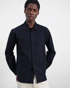 YMC Curtis Shirt - Navy Mens