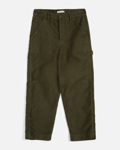 YMC Painter Trouser Olive Moleskin