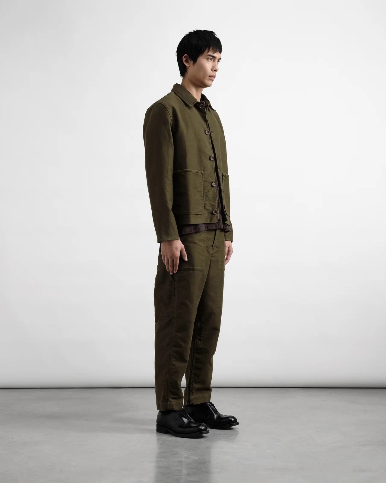 YMC Painter Trouser Olive Moleskin