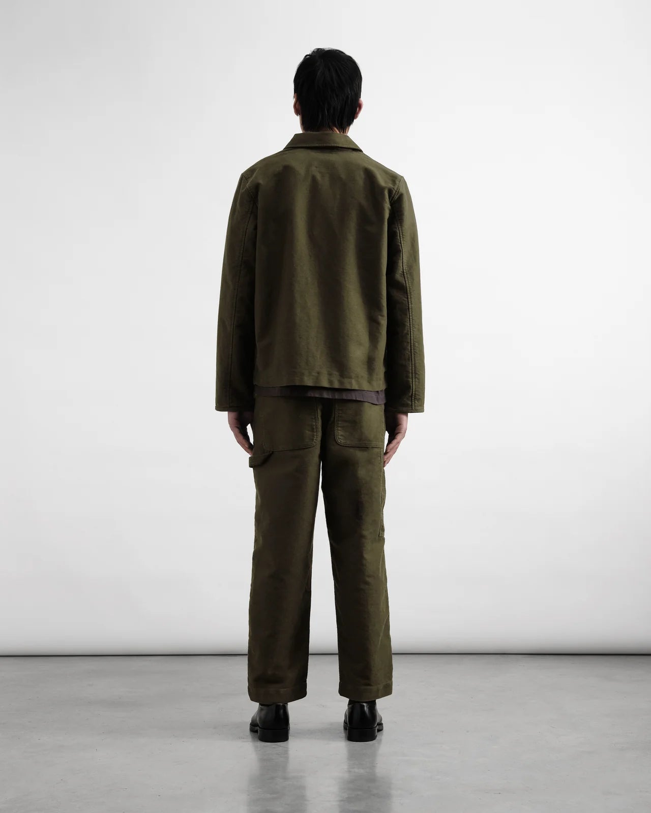 YMC Painter Trouser Olive Moleskin