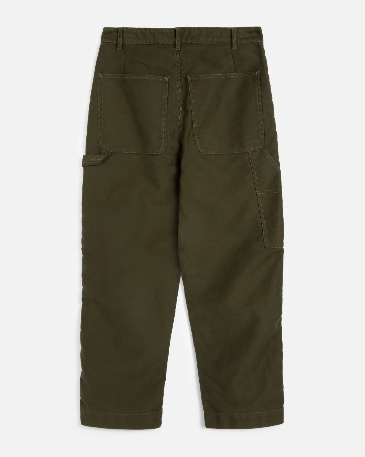 YMC Painter Trouser Olive Moleskin