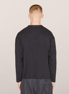 YMC Mens Monterey L/S T-Shirt Navy