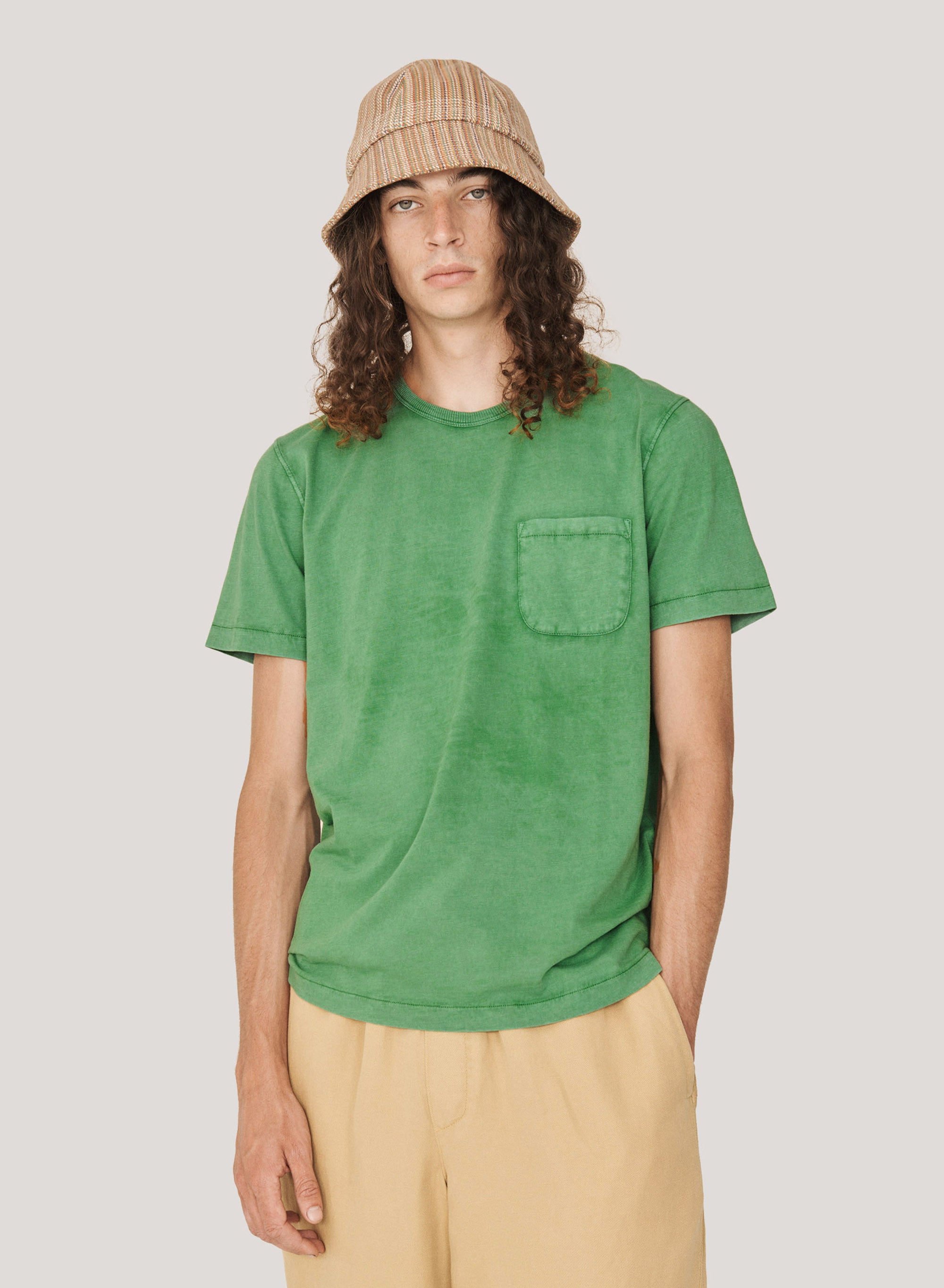 YMC WIld Ones Pocket T-Shirt Green