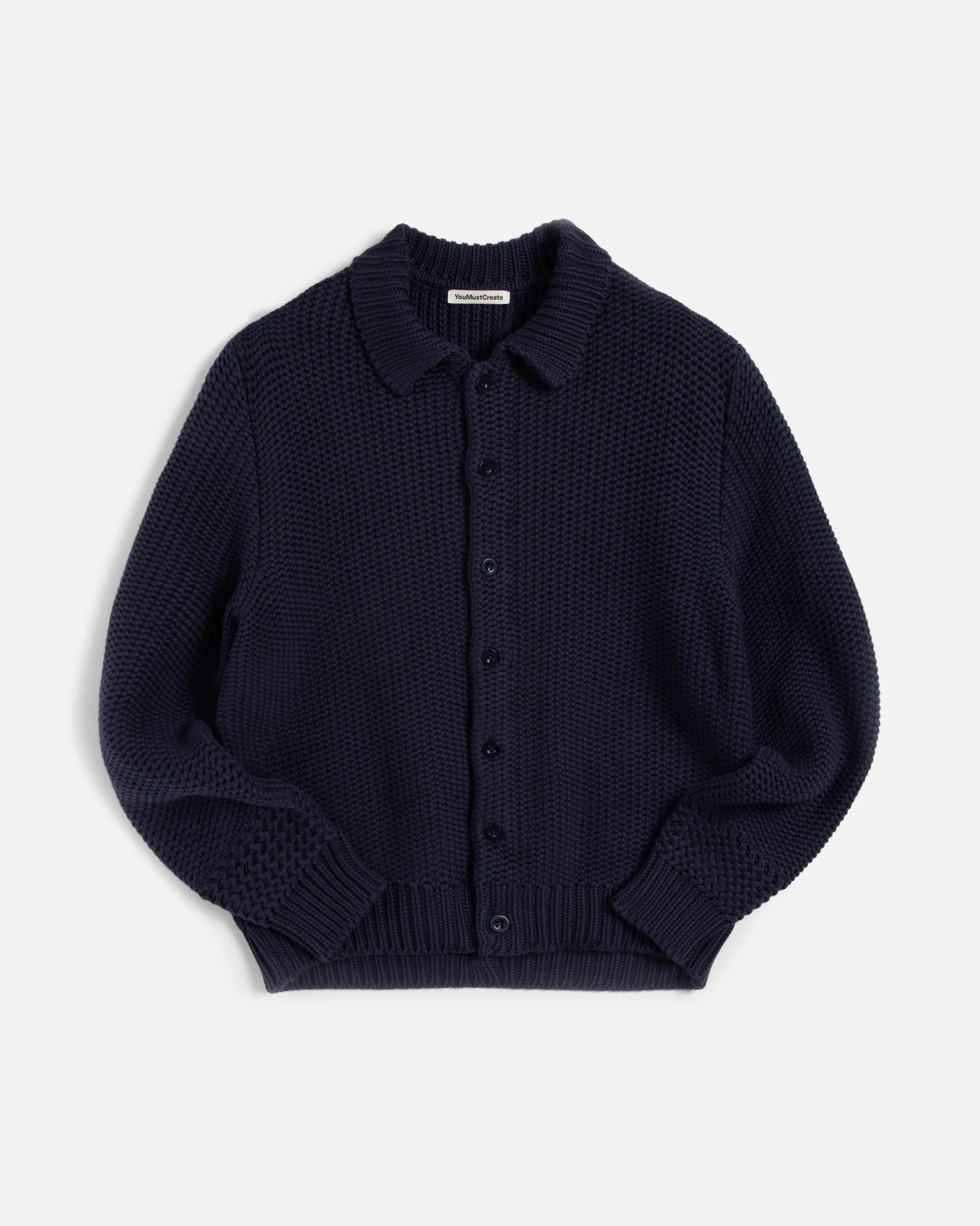 YMC Ratpack Cardigan - Navy