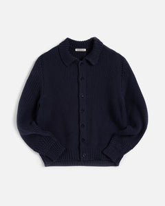 YMC Ratpack Cardigan - Navy
