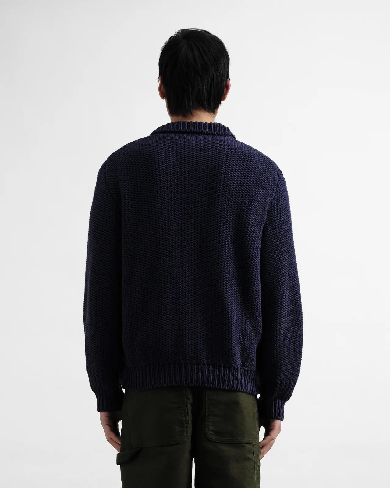 YMC Ratpack Cardigan - Navy
