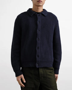 YMC Ratpack Cardigan - Navy