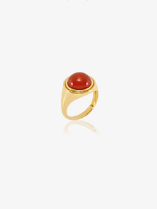 Rachel Jackson Evolve Carnelian Cocktail Ring