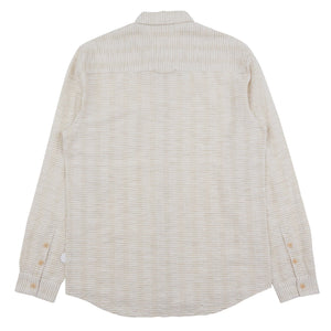 Folk Relaxed Fit Shirt Natural Crinkle Stripe