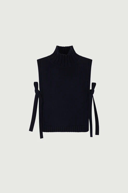 Soeur Or Knitwear Vest Navy