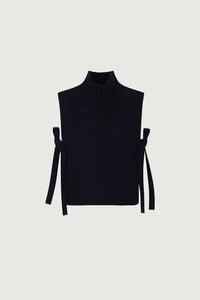Soeur Or Knitwear Vest Navy
