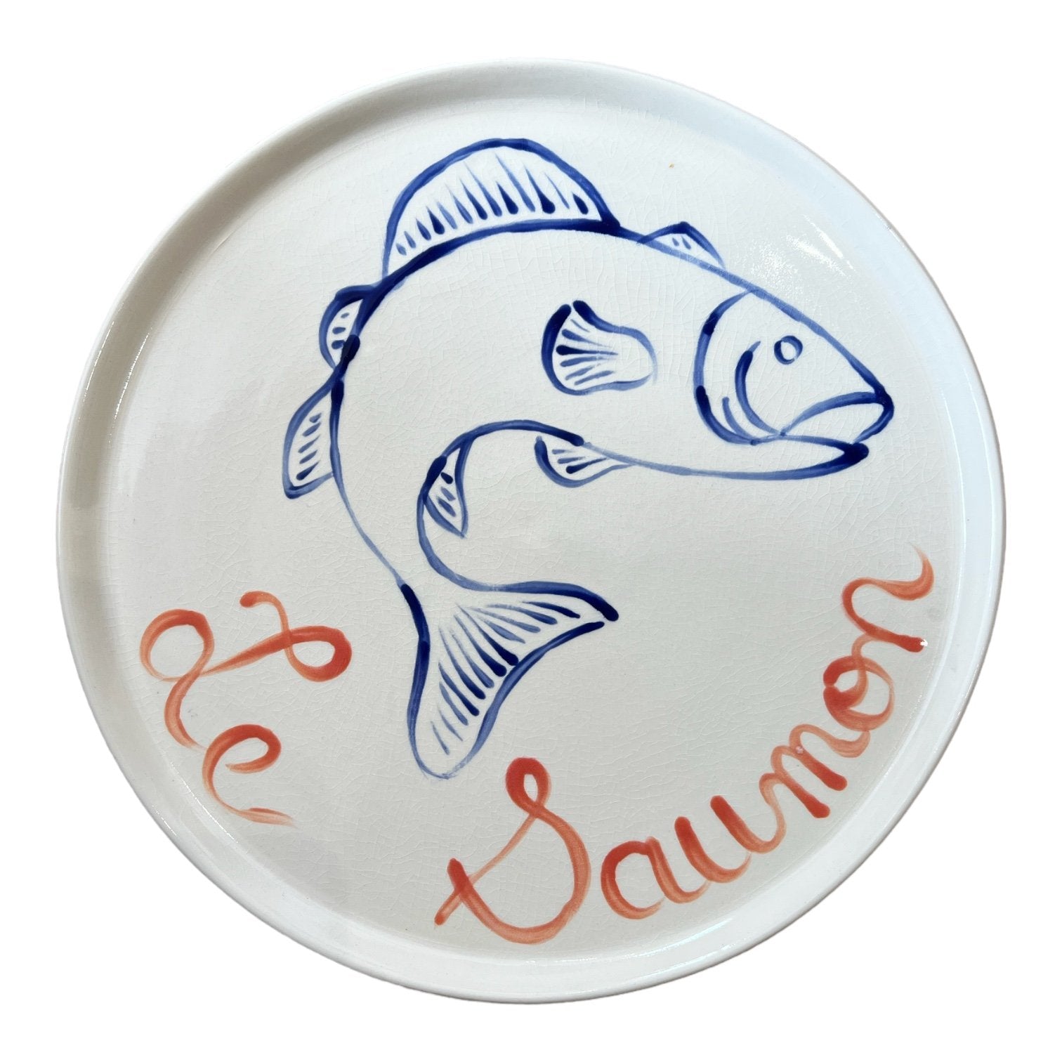Harlie Brown Studio Le Saumon Plate Large