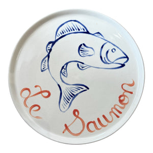 Harlie Brown Studio Le Saumon Plate Large