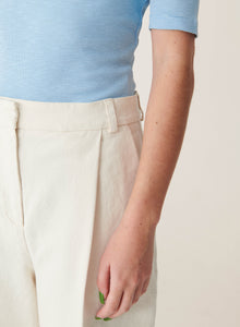 YMC Market Organic Cotton Trouser Ecru