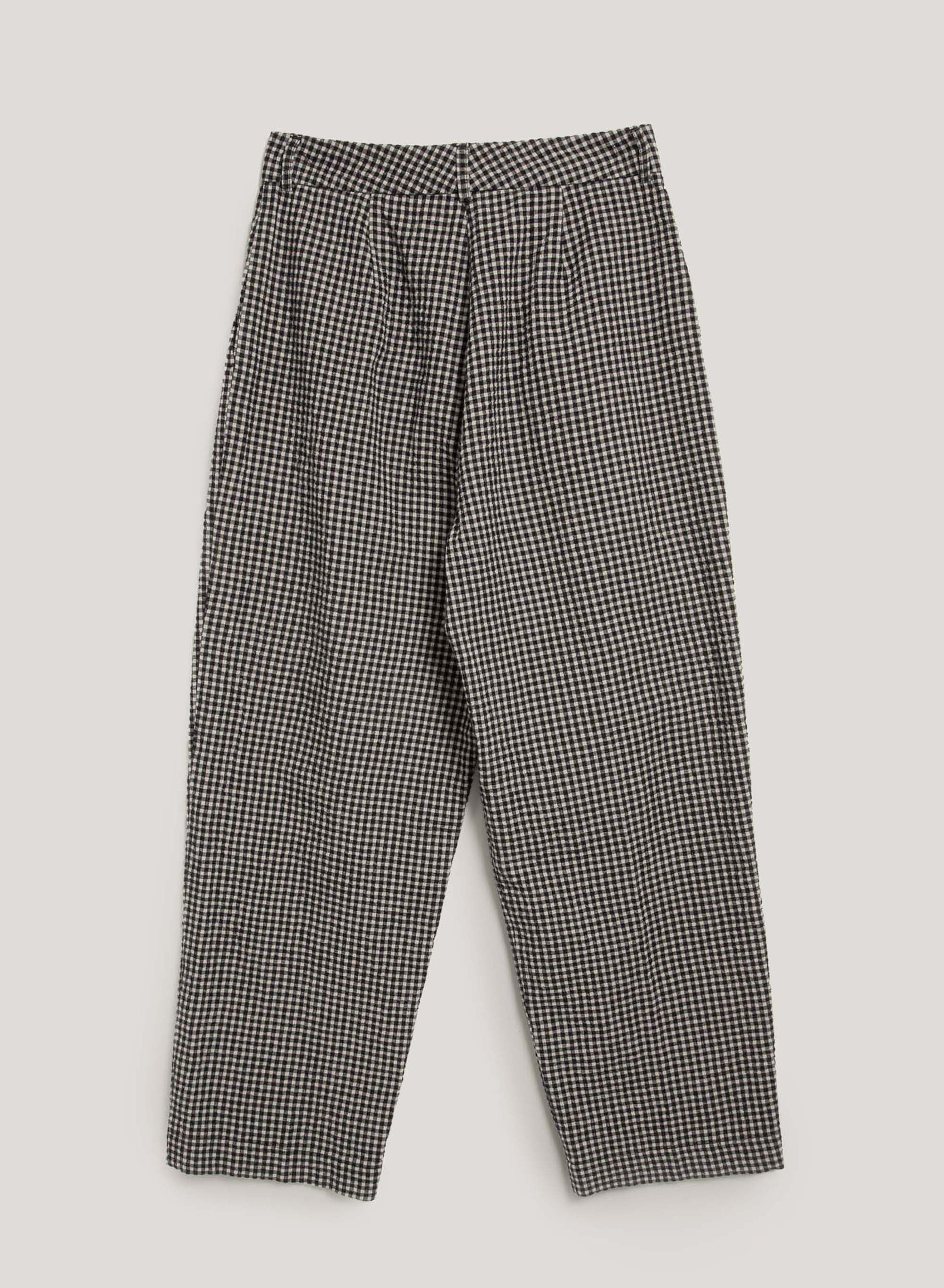 YMC Market Trouser Check Black/Grey